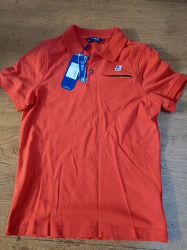 Polo manche courte - manche, rouge