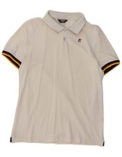 Polo uomo K-WAY media bianca