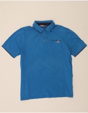 Polo uomo K-WAY XL blu cotone