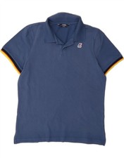 Polo uomo K-WAY blu medio