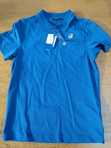 Polo manche courte way bleu - manche,