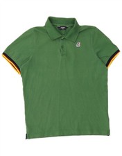 Polo uomo K-WAY media verde