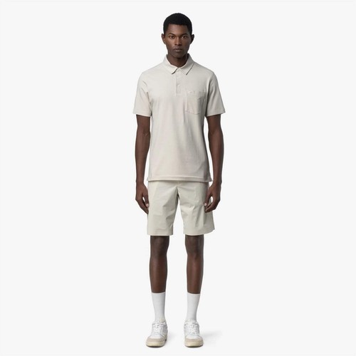 Polo uomo way vanoine - k-way, beige
