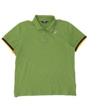 Polo uomo K-Way grande verde